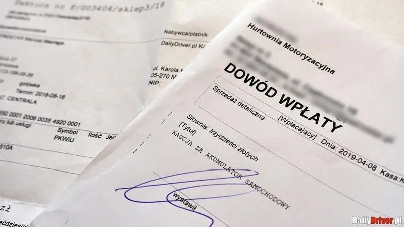 Ile wynosi kaucja za akumulator i jak ją odzyskać?