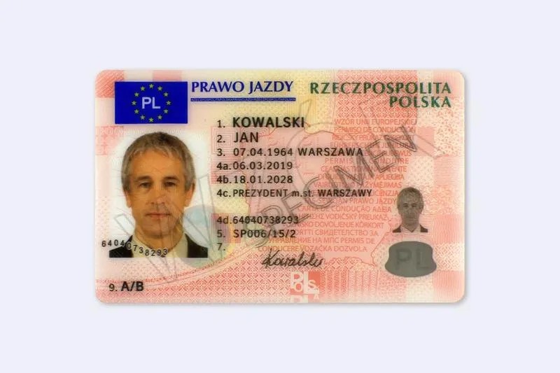 Numer prawa jazdy