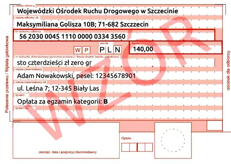 Opłaty za prawo jazdy