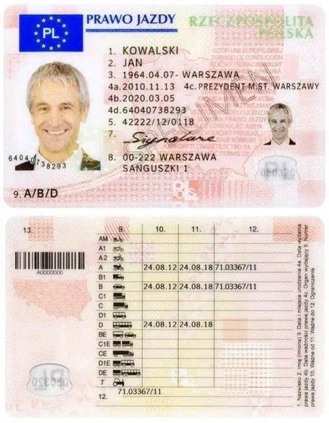 Sprawdzanie prawa jazdy