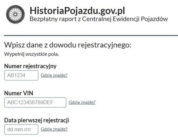 Sprawdzanie przebiegu auta