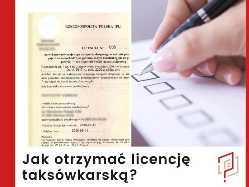 Uzyskanie licencji taxi